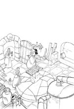 coloring page K3 de sprookjes